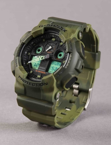 Correa Casio Ga-100 Ga-110 Gd-100 Ga-300 G-8900 Camoflageada