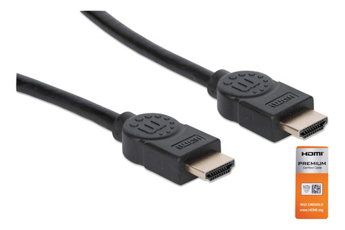 Manhattan - Cable Hdmi De Velocidad Premium Certificado Con 