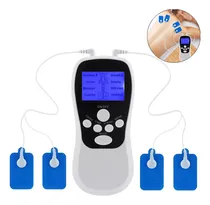 Comprar 8 Modos Tens Ems Estimulador Muscular Masajeador De Pulso 4pads 2 Canales Geenary Blanco Para La Relajación Muscular Y El Masaje Después Del Ejercicio O Fitness.