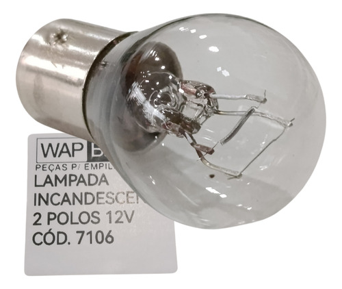 Lampada Incandescente 2 Polos 12v Cód. 7106