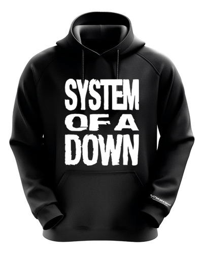 Polerón Negro System Of A Down Diseño 1