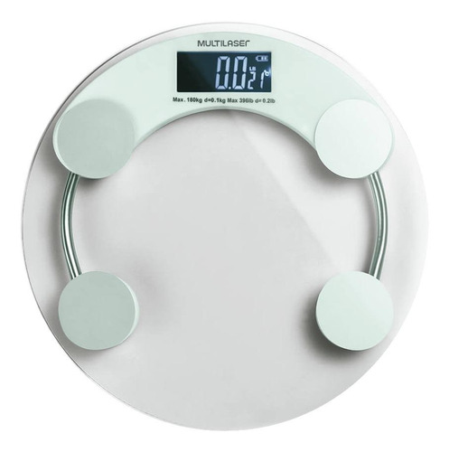 Balanza digital Multilaser Eatsmart blanca, hasta 180 kg
