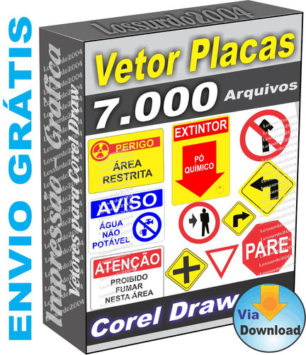 Placas De Sinalização Normas Vetor Corel Draw ((download)