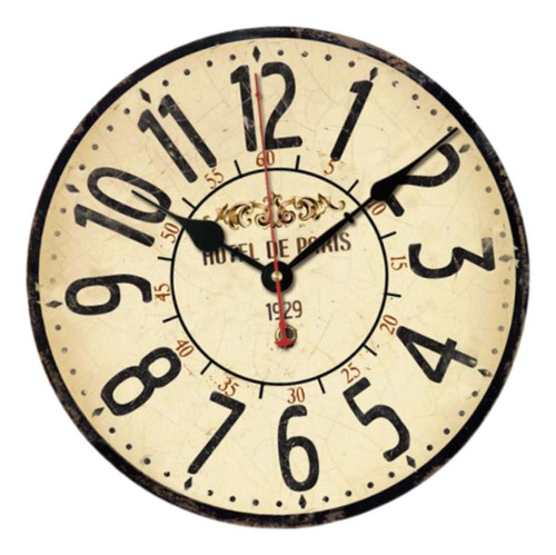 Reloj De Pared De Madera Retro Reloj Decorativo Para Comedor