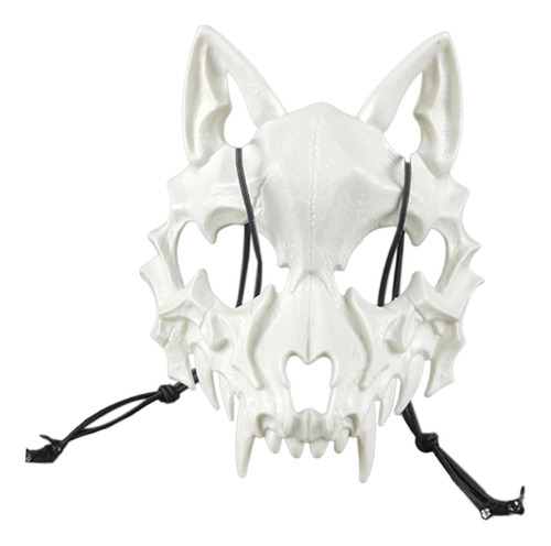 Máscara De De Terror Máscara De Esqueleto Estilo C Blanco