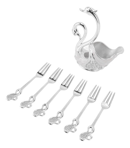 Juego De Cubiertos Para Postre, 6 Tenedores, Aptos Para Lava