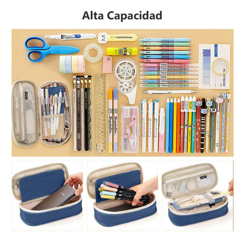 Bolsa Almacenamiento Para Estuches Lápices De Gran Capacidad