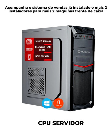 Kit Pdv (servidor) + Sistema (grátis) / Comércio Geral