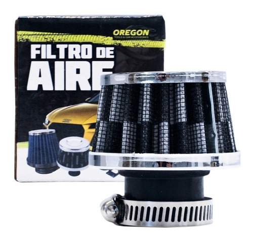 Filtro De Aire Conico Universal Para Moto Cuello 35mm 