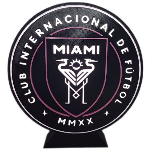 Lámpara Club Inter Miami (led 3d)