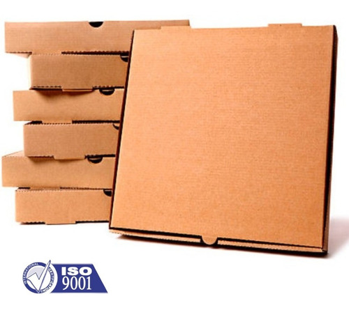 Imagen 2 de 6 de Caja Pizza 50 Un 32 X 32 X 4,5 Cm / Cart Paper