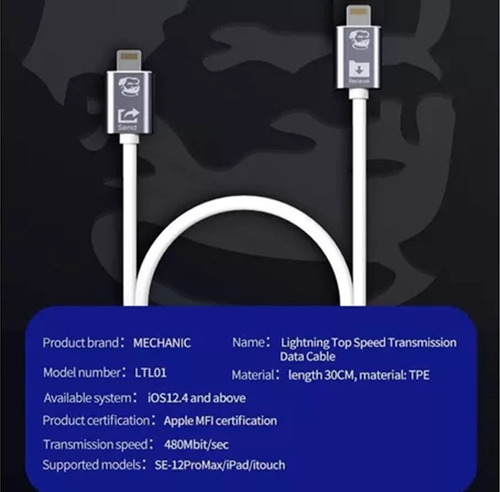 Cable De Transferencia De Datos Para iPhone A Otro iPhone