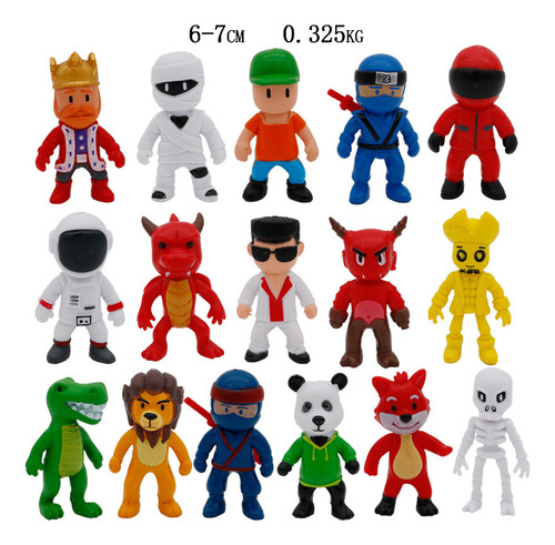 Figuras Stumble Guy Game Doll De 16 Piezas