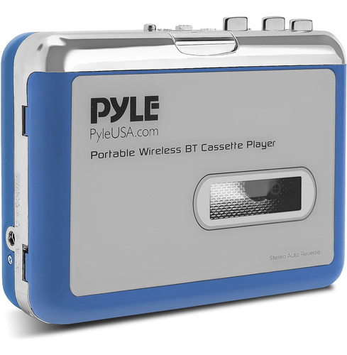 Reproductor De Casetes Pyle Bluetooth Con Auriculares - Repr