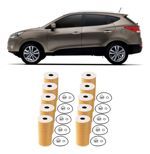 10pcs Oil Filter 263202f000 26320-2f000 263202f100 For N