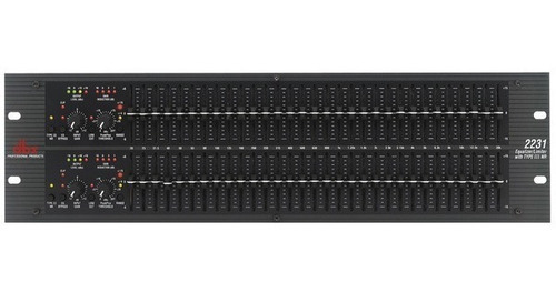 Equalizador Dbx 2231v Stéreo 31 Bandas 2 Canais (110v)