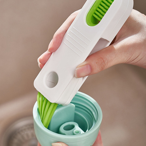 Cepillo G 4 En 1 Con Tapa De Vaso, Cepillo Portátil Para Lim