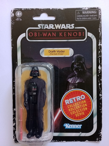 Darth Vader Figura Retro Colección Kenner Tributo Ojos Rojos (Usado)