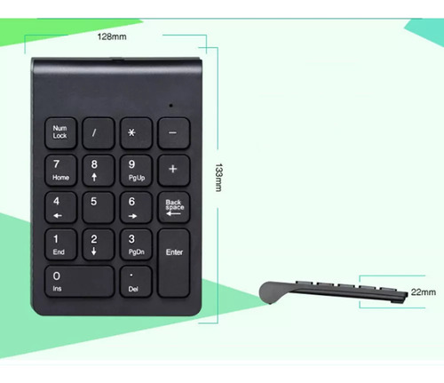 Extensiones De Teclado Inalámbrico Con Teclado Numérico