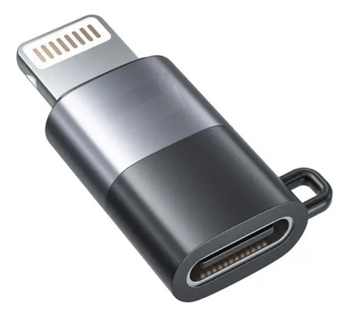 Adaptador Usb C - Lightning P/ Microfone Lapela Original Nf