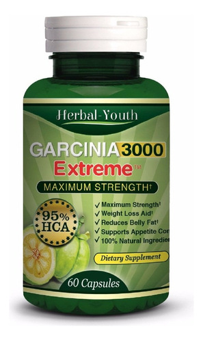 Herbal Youth 3000 Mg Daily Garcinia C Hca 95% 60cp