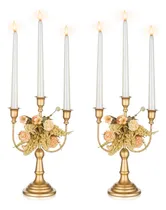 Comprar Candelabros Partes De Candelabros Nuptio Gold Vellet Stick 2