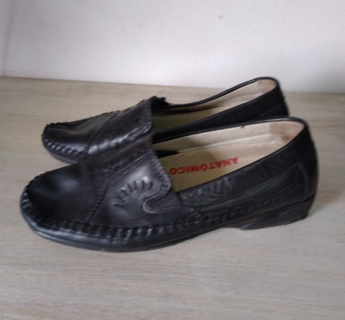 Zapatos Country Anatómico En Cuero (Usado)