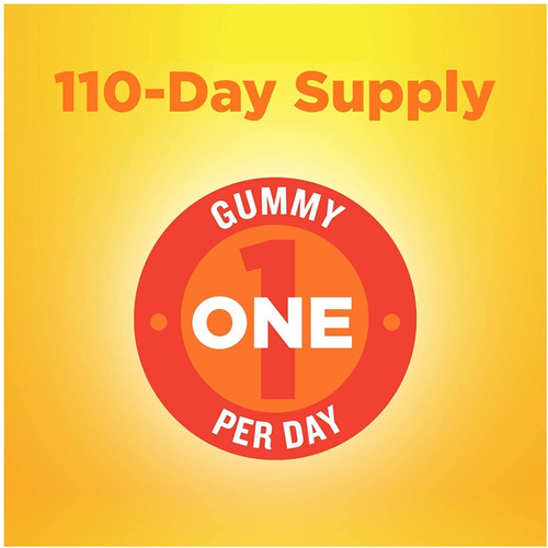 Nature Made Kids First Vitamin C 110 Gummie Sistema Inmune Sabor Mandarina