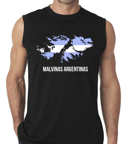 Remera Malvinas Musculosa 100% Algodón Calidad Premium