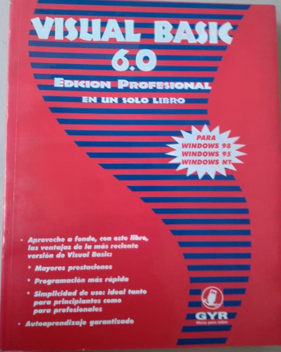 Libro Visual Basic 6.0, Edición Profesional, Nuevo, Sin Uso