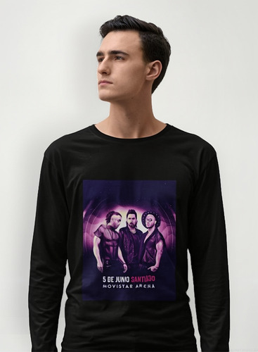 Polera Larga Camila Banda Musica Tour Estampado