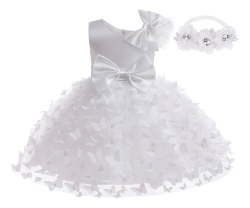 Vestido De Fiesta De Bautizo Para Niña, Cumpleaños, Princesa
