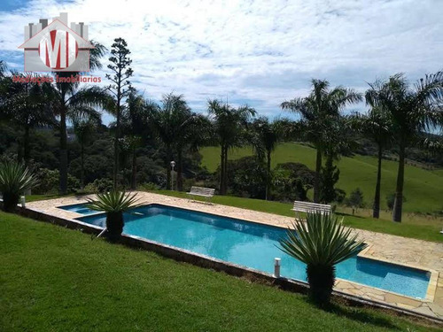 Chácara Maravilhosa Com 03 Dormitórios, Piscina, Paisagismo, Espaço Gourmet À Venda, 5150 M² Por R$ 700.000 - Zona Rural - Pinhalzinho/sp - Ch0122