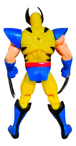 Marvel Figura Wolverine Deadpool Articulado Con Luz 25 Cm