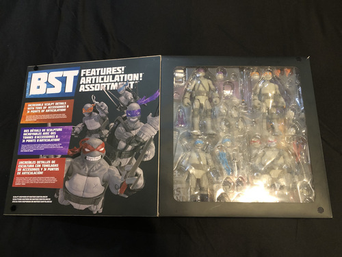 Bst Axn Tmnt Y Foot Soldier 4 Pack Turtles Ninja Tortugas (Usado)
