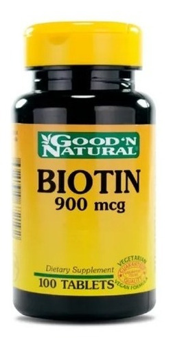 Biotin 900 Mcg X 100 Tab - Unidad a $496