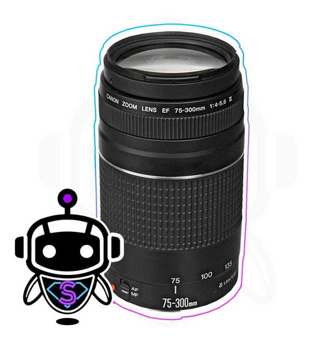 Lente Canon Ef 75-300mm F/4-5.6 + G R A T I S Memoria 32gb !