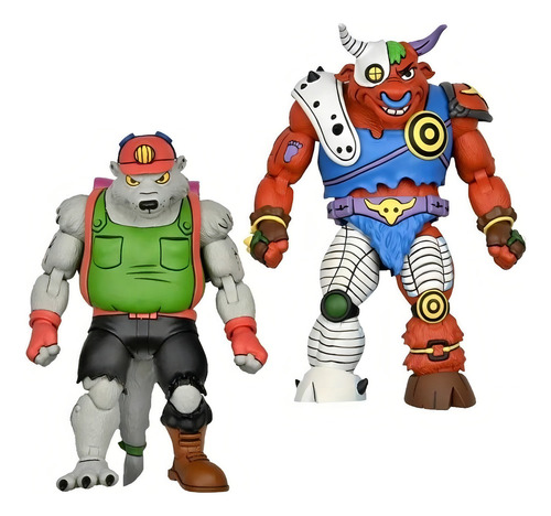 Dirtbag E Groundchuck Two-pack - Tmnt - 7 Scale Neca
