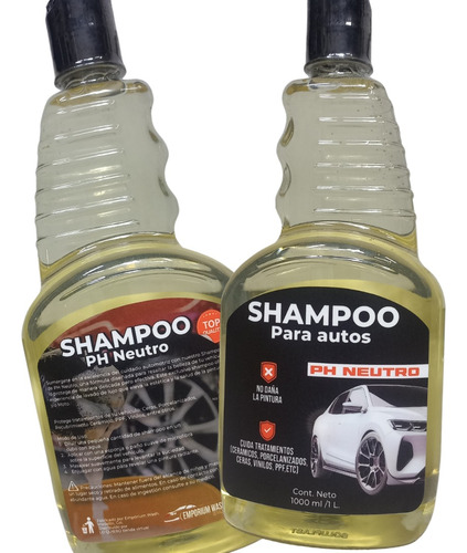 Shampoo Ph Neutro Autos Y Motos (cerámicos, Ppf, Vinilos) 1l
