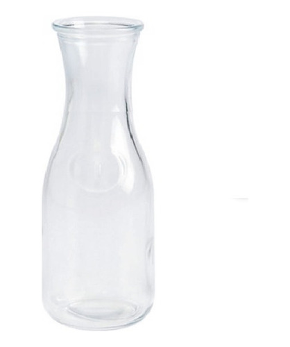 Botella De Vidrio Sin Tapa 1 Litro Vino Agua Jugo