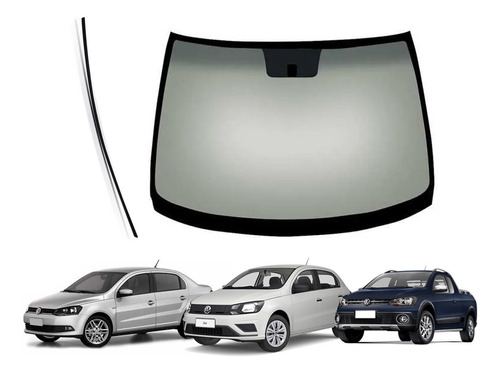 Vidro Parabrisa Dianteiro Vw Voyage G5 / Com Degrade