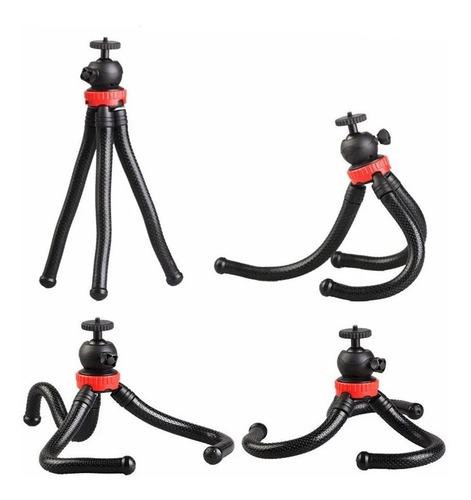Kit De Video Para Transmisión Trípode Flexible Micrófono