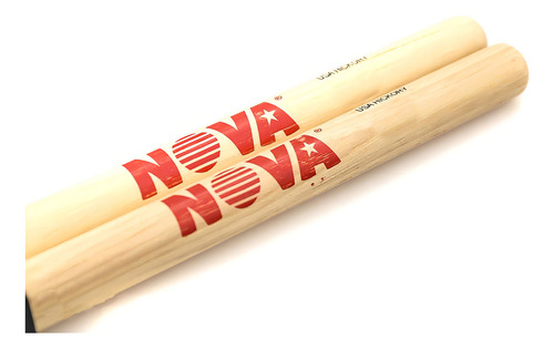 Palillos Baquetas Madera Nova By Vic Firth 2b-5a-5b-7a Color Natural Tamaño 5a