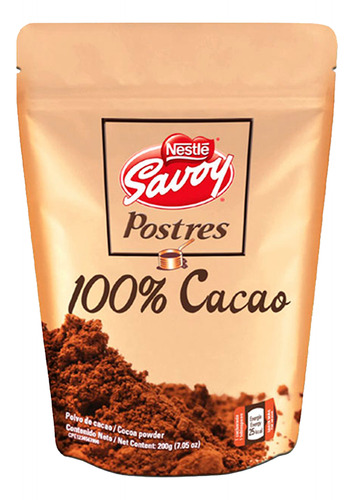 Cacao En Polvo Savoy 200gr