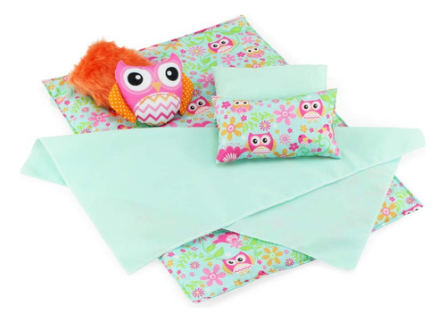 Juego De Ropa De Cama Emily Rose, Muñeca De 18 Pulgadas, Dis
