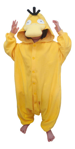 Sazac Kigurumi - Pokemon - Psyduck - Mono De Halloween - Tal