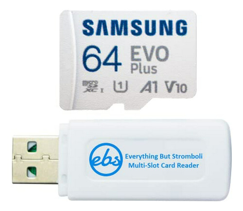 Tarjeta De Memoria Samsung 64gb Evo Plus Microsdxc Para Tab 