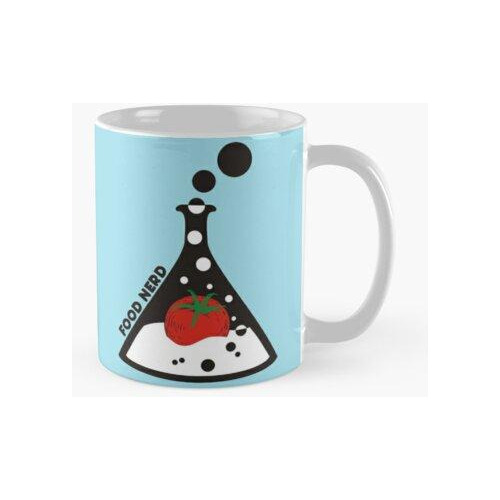 Taza Divertida Comida Nerd Tomate Química Vaso De Precipitad