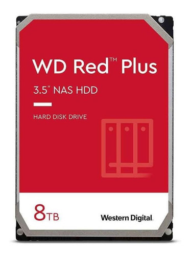 Hdd Wd Red 8tb Nas Para Servidor 24x7 - Wd80efzz Wd