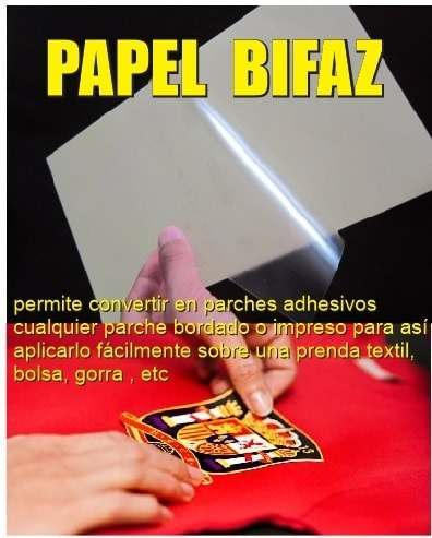 Papel Bifaz Termo Adhesivo Para Textil